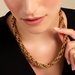 Collier Santa Cruz Acier Jaune