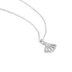 Collier Sarita Argent Blanc Oxyde De Zirconium