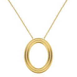 Collier Sautoir Agostino Acier Jaune