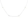Collier Sautoir Argent Gaspar Perles De Culture 7-8mm 73cm