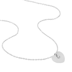 Collier Sautoir Ylla Argent Blanc Oxyde De Zirconium