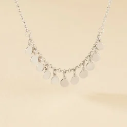 Collier Savahna Argent Blanc