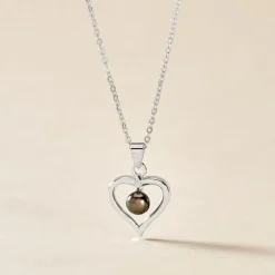 Collier Saynaae Argent Blanc Perle De Culture