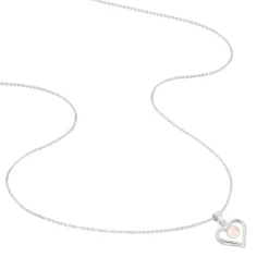 Collier Saynaae Argent Blanc Perle De Culture