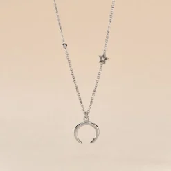 Collier Serenella Argent Blanc Oxyde De Zirconium