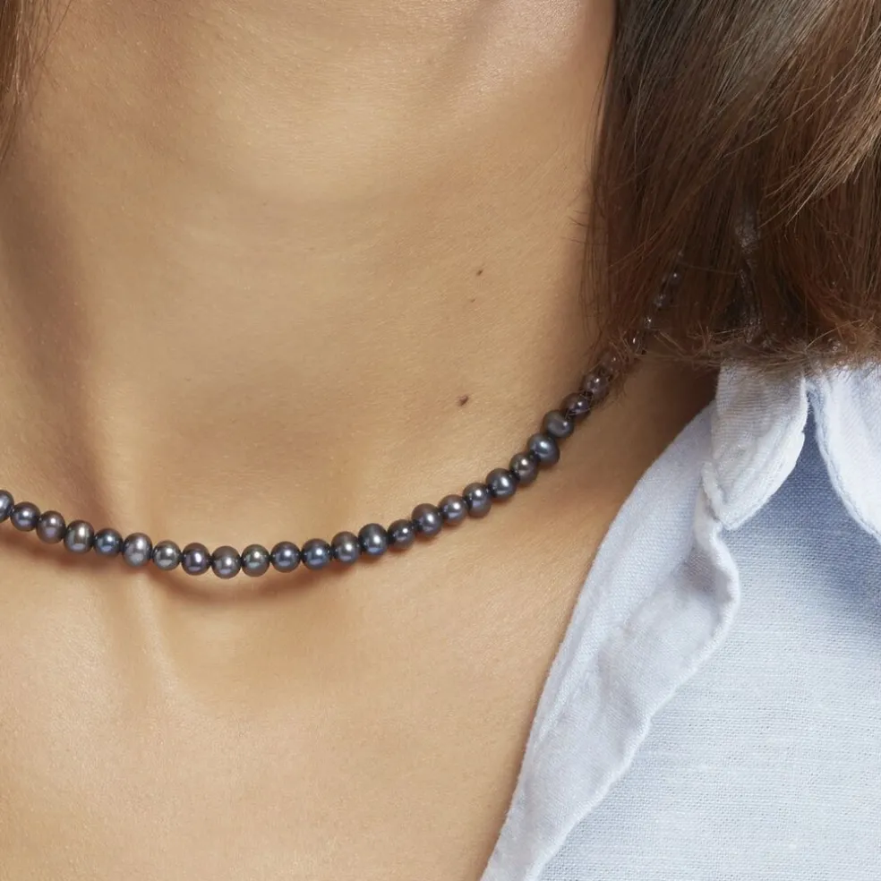 Collier Severiane Or Jaune Perle De Culture