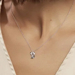 Collier Severiano Argent Blanc