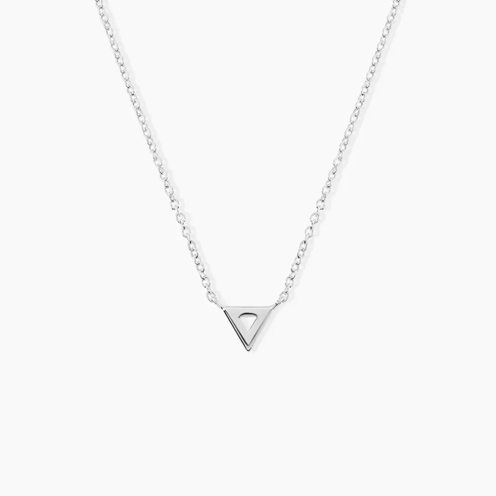 Collier Severine Argent Blanc