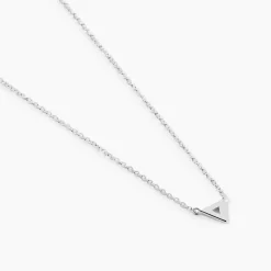 Collier Severine Argent Blanc