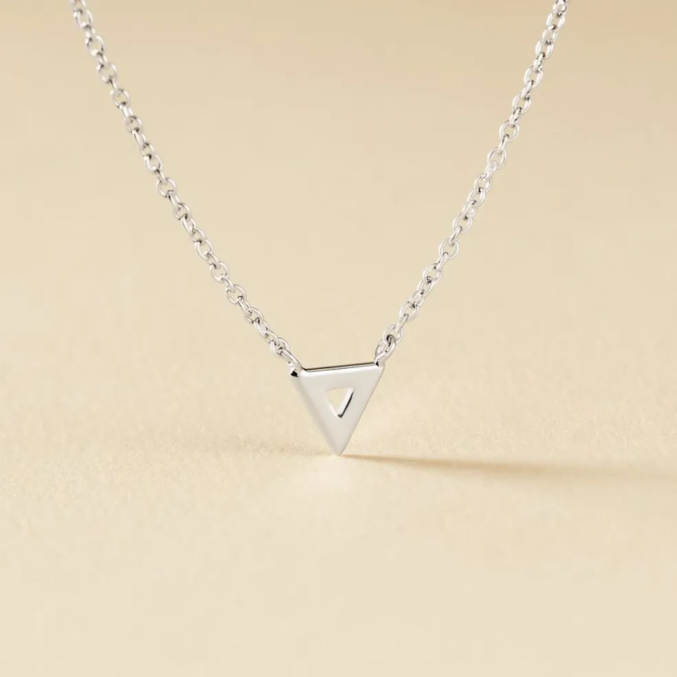 Collier Severine Argent Blanc