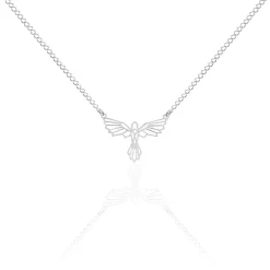 Collier Sevinc Argent Blanc