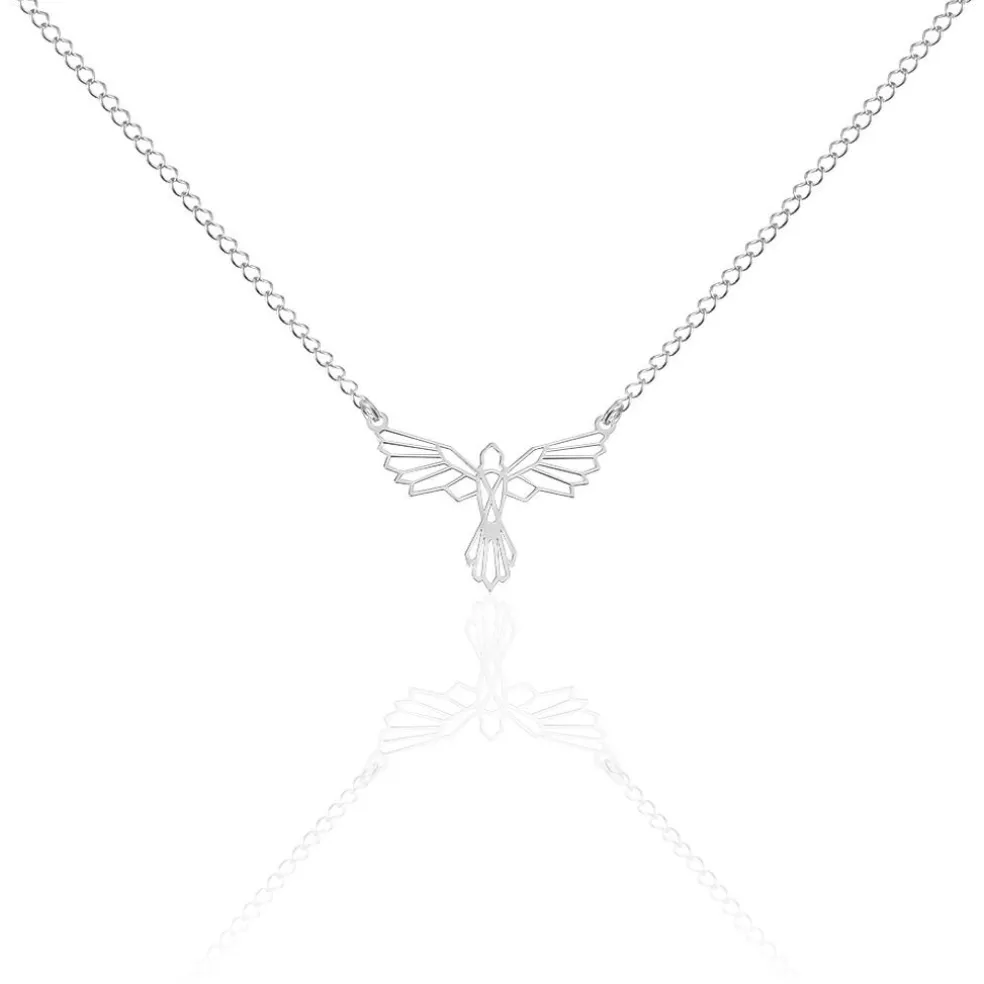 Collier Sevinc Argent Blanc