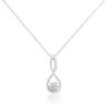 Collier Shaeen Or Blanc Diamant