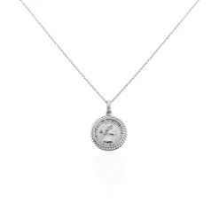 Collier Shaia Argent Blanc