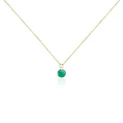 Collier Shakir Or Jaune Emeraude