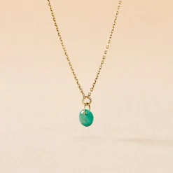 Collier Shakir Or Jaune Emeraude