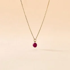 Collier Shakir Or Jaune Rubis