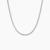 Collier Shaynisae Argent Blanc