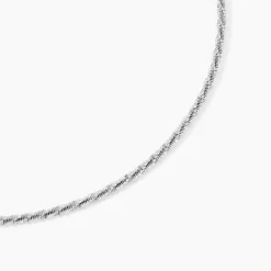 Collier Shaynisae Argent Blanc