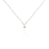 Collier Shelah Argent Blanc Perle De Culture Oxyde De Zirconium