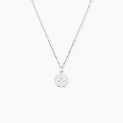 Collier Shereen Argent Blanc