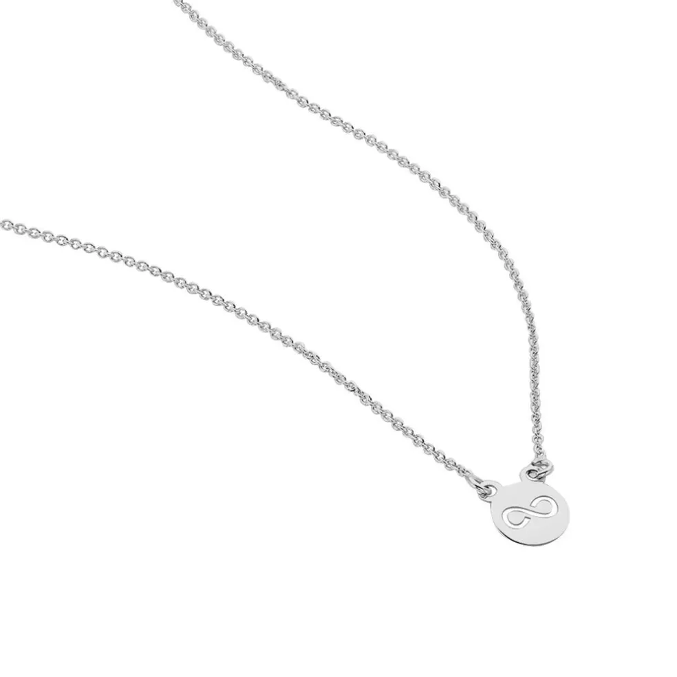 Collier Shereen Argent Blanc