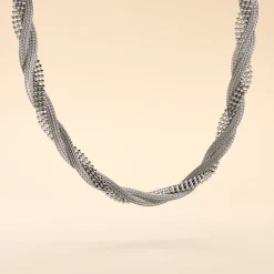 Collier Sheridan Argent Blanc