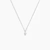 Collier Siem Argent Blanc Oxyde De Zirconium