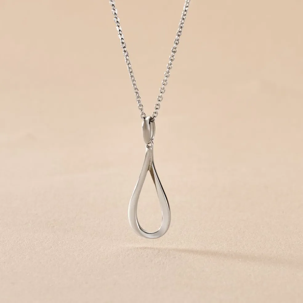 Collier Sila Argent Blanc