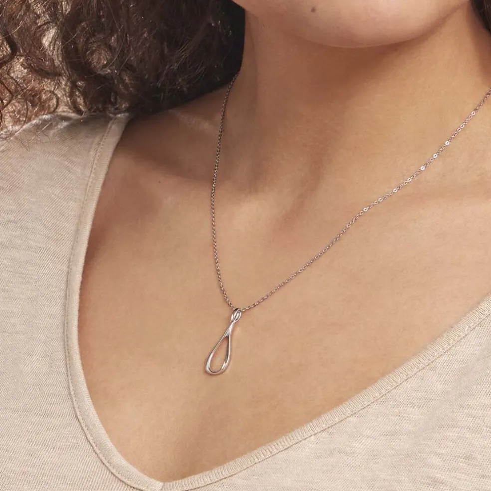 Collier Sila Argent Blanc