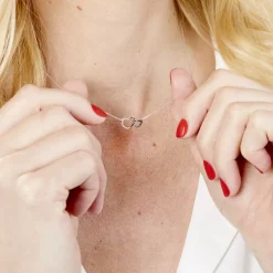 Collier Silana Or Blanc Diamant