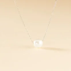 Collier Sissy Or Blanc Perle De Culture