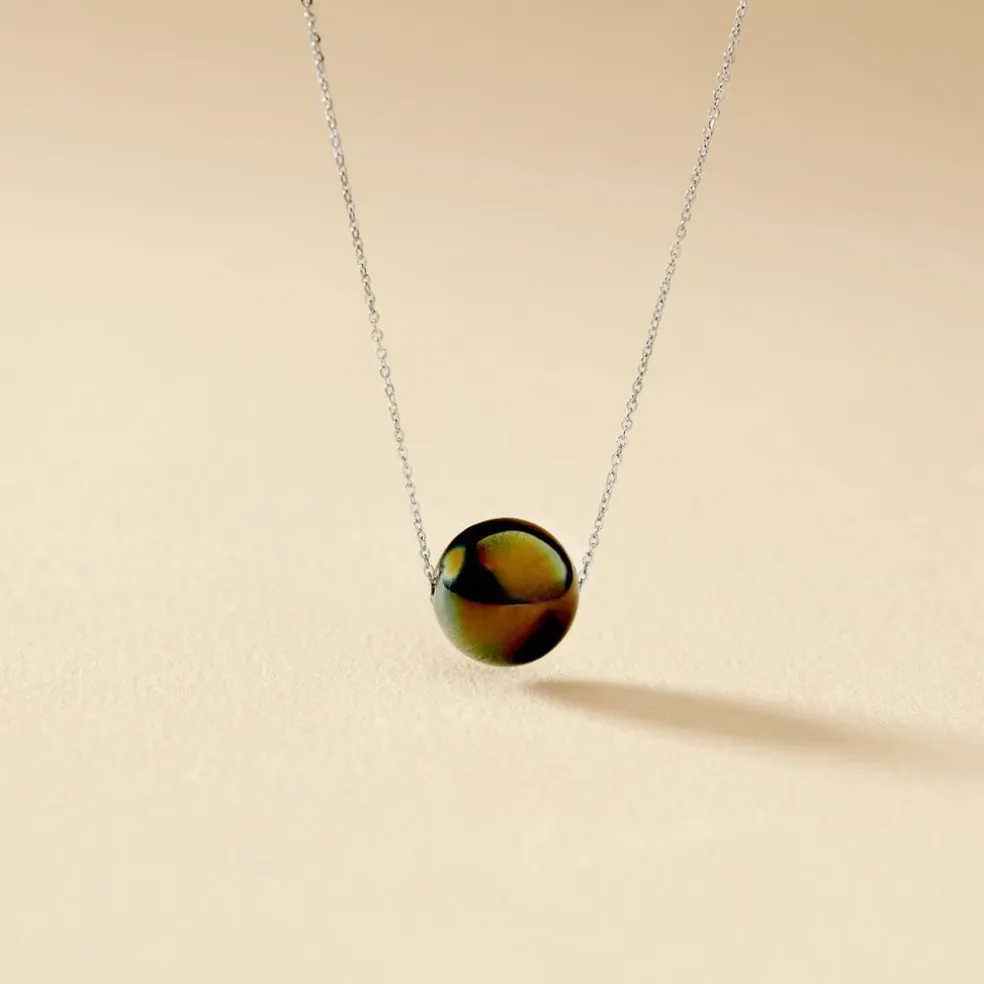 Collier Sissy Or Blanc Perle De Culture De Tahiti