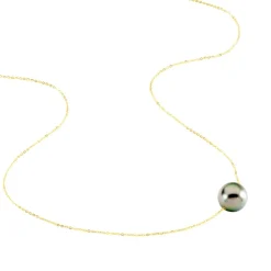 Collier Sissy Or Jaune Perle De Culture De Tahiti