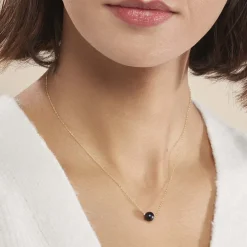 Collier Sissy Or Jaune Perle De Culture