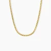 Collier Sloane Acier Jaune