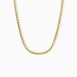 Collier Sloane Acier Jaune