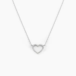 Collier Sloanne Or Blanc Diamant