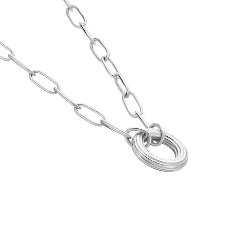 Collier Soho Argent Blanc