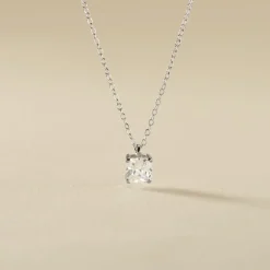 Collier Solitaire Argent Lyanna