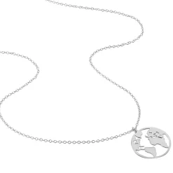 Collier Soukaina Argent Blanc