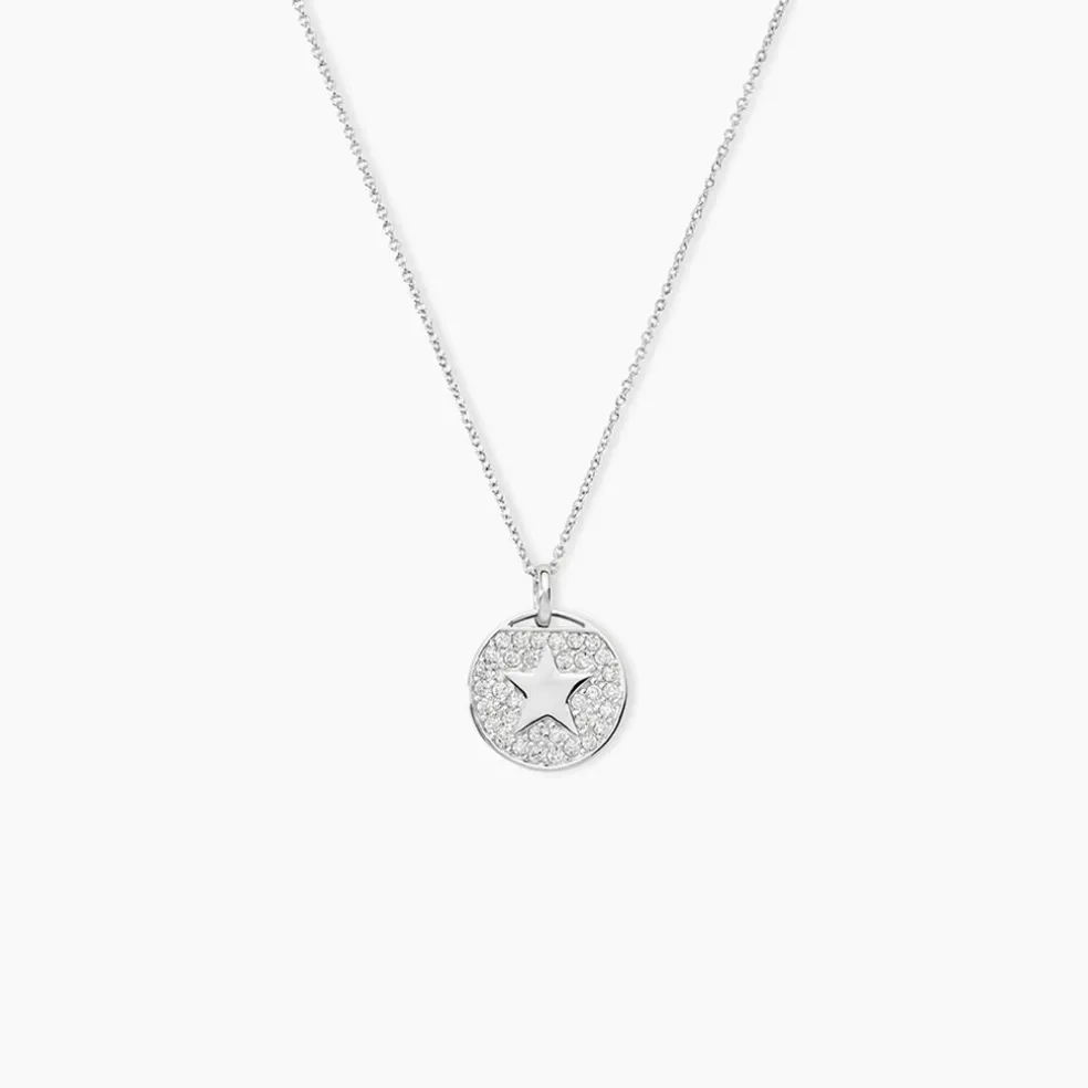 Collier Souria Argent Blanc Oxyde De Zirconium