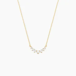 Collier Sparkle Or Jaune Oxyde De Zirconium
