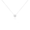 Collier Star Or Blanc Oxyde De Zirconium