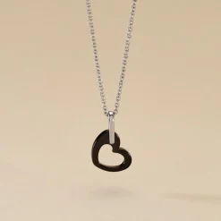 Collier Sumeyra Argent Blanc Céramique Et Oxyde De Zirconium