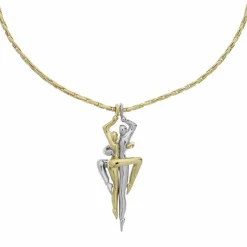 Collier Suraya Laiton Bicolore