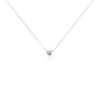 Collier Swanny Argent Blanc Oxyde De Zirconium