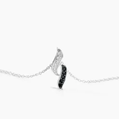 Collier Sylvie Argent Blanc Oxyde De Zirconium