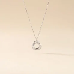 Collier Syrena Or Blanc Diamant