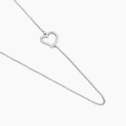 Collier Tahis Argent Blanc Oxyde De Zirconium